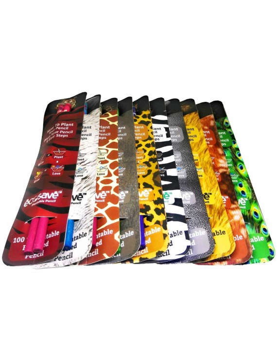 Ecosave Wild Protect Series Pack of 2 Seed Pencil For Kids Birthday Return Gift (20 Pencil)